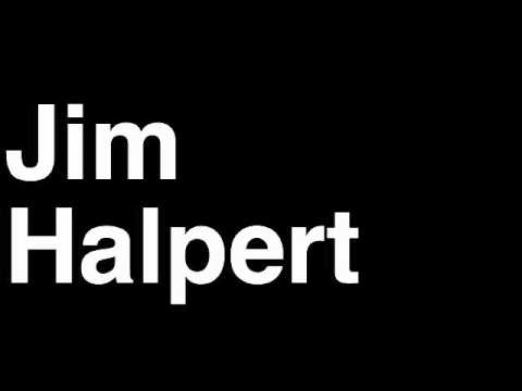 How to Pronounce Jim Halpert Sales Representative Dunder Mifflin The Office TV Show US NBC Bloopers