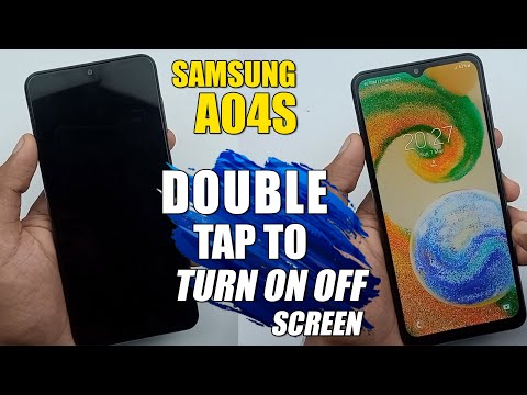 How To Enable Doubletap To Turn On Off Screen - Samsung Galaxy A04s
