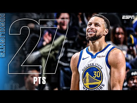 Steph Curry WILL NOT BE DENIED 😤 Warriors bounce back to end Nets' 3W streak | NBA on ESPN