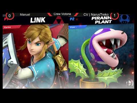 CV45 - SSB Ultimate - Manuel (Link) Vs. CV | NarusTreko (Piranha Plant) - Winners Side