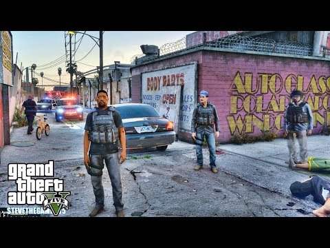 GTA 5 MODS LSPDFR 0.4.1 - EP 15 -  GANG UNIT PATROL!!! (GTA 5 REAL LIFE PC MOD)