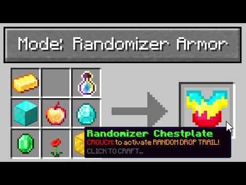 Kiingtong - Minecraft UHC but you can craft Randomizer Armor..