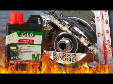 Mathy-M Analyse der Ölzusätze Reibungstest 100°C