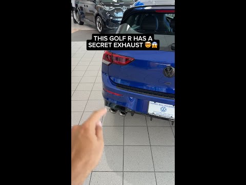 This Golf R has a secret exhaust!