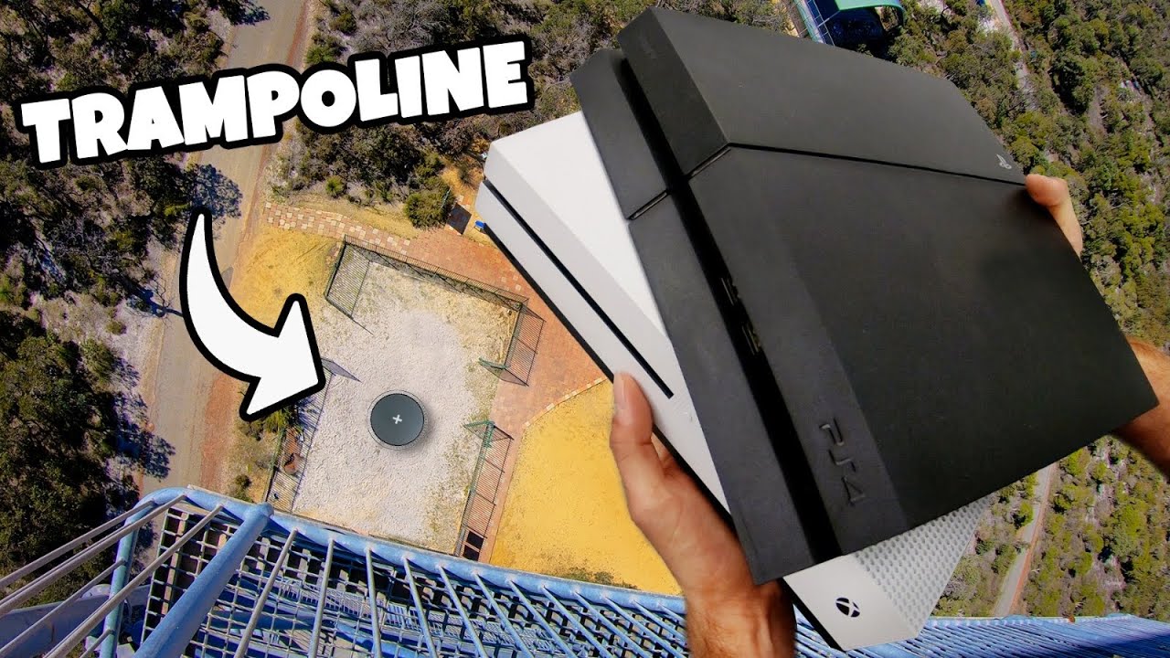 PlayStation Vs Xbox - Which Gaming Console Is The Strongest? 45m Drop Test