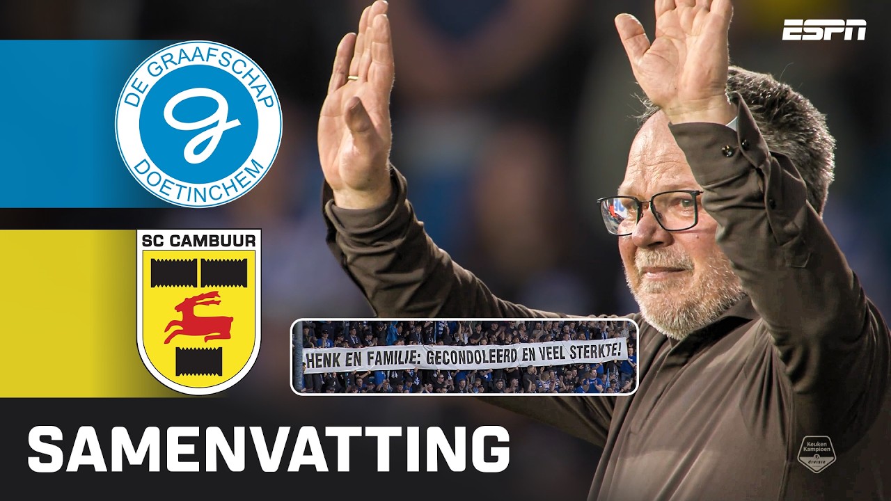 De Graafschap vs SC Cambuur Highlights