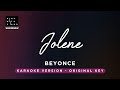 Jolene - Beyonce (Original Key Karaoke) - Piano instrumental Cover with Lyrics