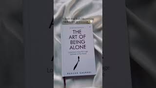 The Art of Being Alone by Renuka Gavrani 📚 #bookrecommendation #book_a_book #booktok #bookish #books