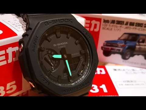 G-Shock GA-2100 Triple Black. 3 Week Review #G-Shock #GShock Carbon Core