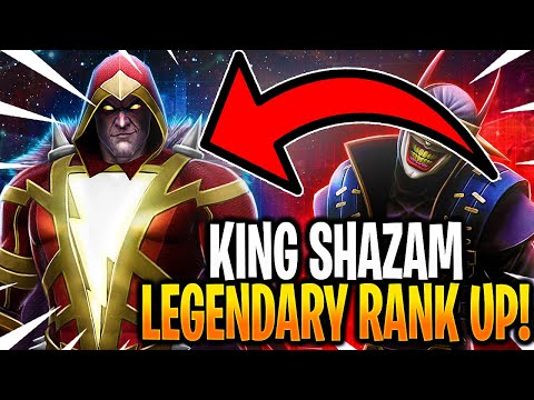 *NEW* KING SHAZAM LEGENDARY RANK UP! - DC Legends