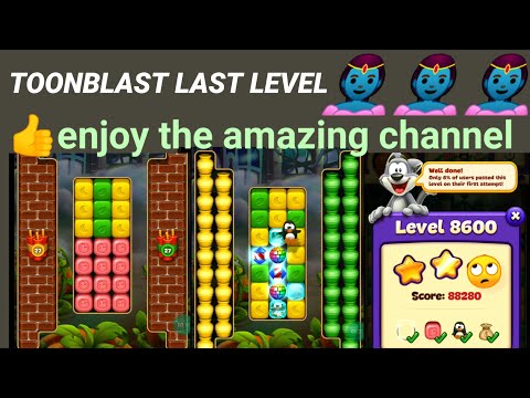 toon blast LAST LEVEL 8600 🦕