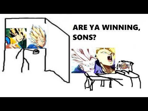 [DBFZ] Saiyan fathers letting their sons get the kill