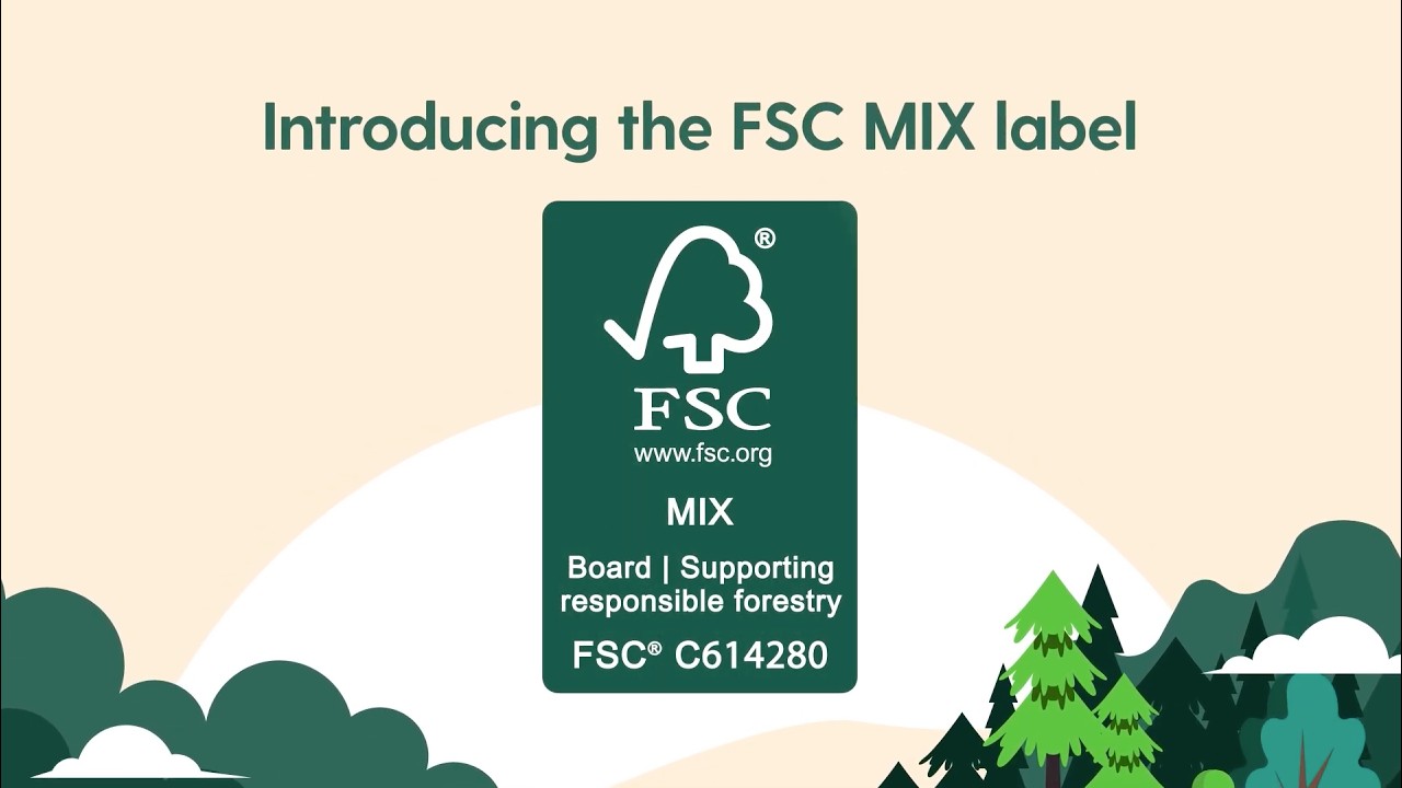 What does the FSC MIX label mean?