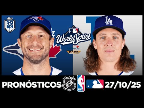 🔥PICKS IMPERDIBLES GRATIS! ⚾SERIE MUNDIAL 🏒 NHL 🏀 NBA DEL 27 DE OCTUBRE 🔥