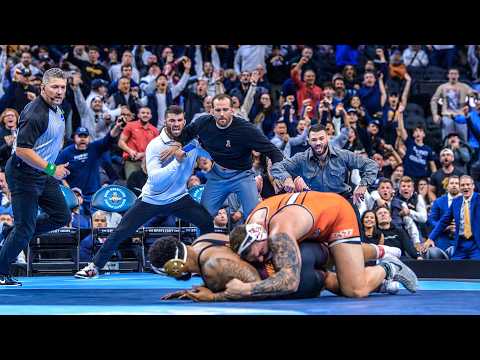 THE GREATEST UPSET IN NCAA HISTORY | Olympic Gold Medalist Gable Steveson falls to Wyatt Hendrickson