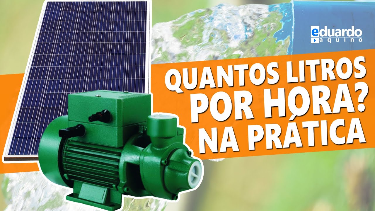 BOMBA Solar Baixo Custo SUPER PODEROSA, com 1 Placa Solar já Funciona