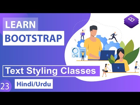 Bootstrap CSS Text List Styling Classes Tutorial in Hindi Urdu
