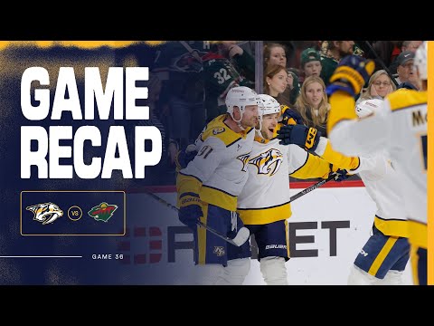 PREDS WIN: Game Highlights vs Minnesota Wild: Dec. 23rd
