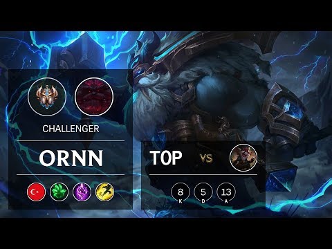 Ornn Top vs Kled - TR Challenger Patch 9.20