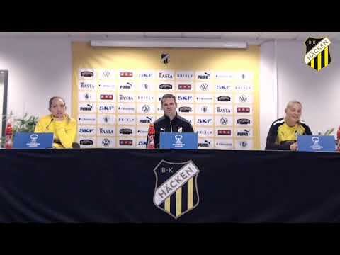 Presskonferens på Bravida Arena