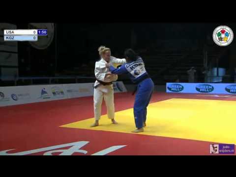 Judo 2013 Grand Prix Abu Dhabi: Martin (USA) - Momunova (KGZ) [-63kg]