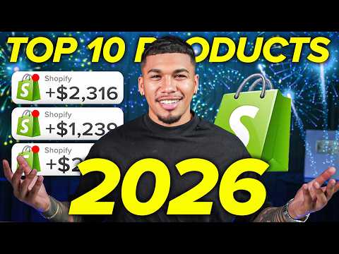 ⭐️ TOP 10 PRODUCTS TO SELL IN 2026 | DROPSHIPPING SHOPIFY