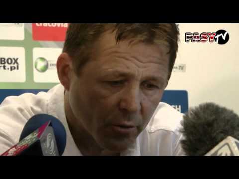 Pasy.TV: Jurij Szatałow i Michał Probierz po Cracovia - ŁKS Łódź