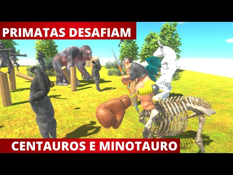 Primatas Desafiam Centauros e Minotauro - Primates Defy Centaurs and Minotaur - ARBS