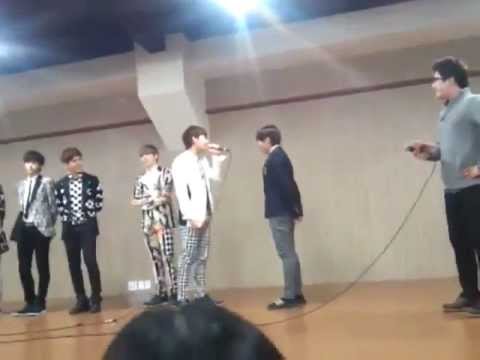 [Fancam] 130328 INFINITE Sunggyu sing 'Be Mine' to boy