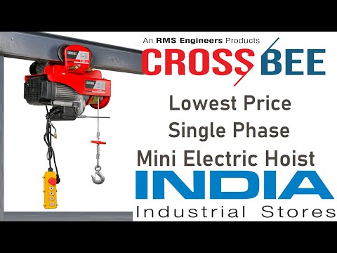 One Ton Capacity Mini Electric Wire Rope Hoist