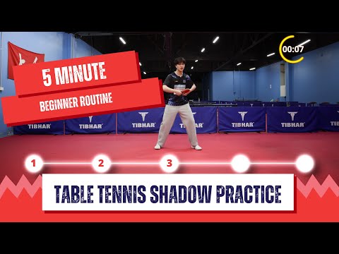 5-Min Table Tennis Footwork Workout (Shadow Training at Home)