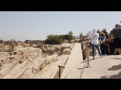 the Astonishing Ancient Megalithic Granite Quarry At Aswan In Southern Egypt
