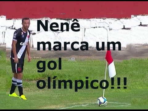 Nenê marca gol olímpico contra o Bangu - Gol Olímpico de nenê