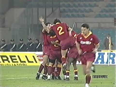 06/03/1991 Uefa Cup Quarter Final 1st leg AS ROMA v ANDERLECHT