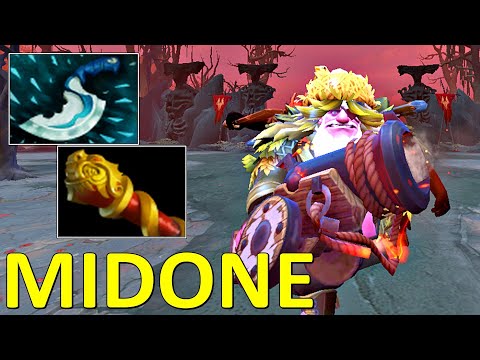 SMG.MIDONE SNIPER WITH MONKEY KING BAR AND BLINK DAGGER | DOTA 2 7.32 GAMEPLAY