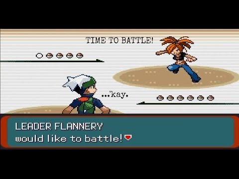Let's Play Pokemon Emerald Randomizer Part 16 - Lavaridge Gym
