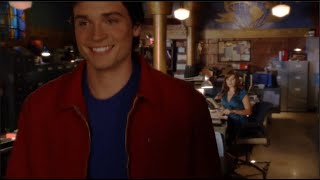 Clark Kent Gets a Job at the Daily Planet - Smallville - Odyssey 8x01 (Clois) [HD]
