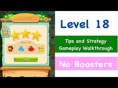 Farm Heroes Super Saga Level 18 NEW Tips and Strategy Gameplay Walkthrough No Boosters