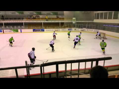 Arturs Jermolovich goal against HK Ledus veči(1:0)
