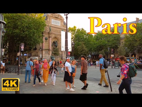 Paris , France  🇫🇷 - Paris June 2022 - 4K HDR - Walking Tour | Paris 4K | A Walk In Paris