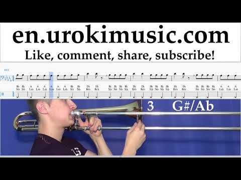 How to Play Trombone Imagine Dragons - Whatever It Takes Tabs um-i352