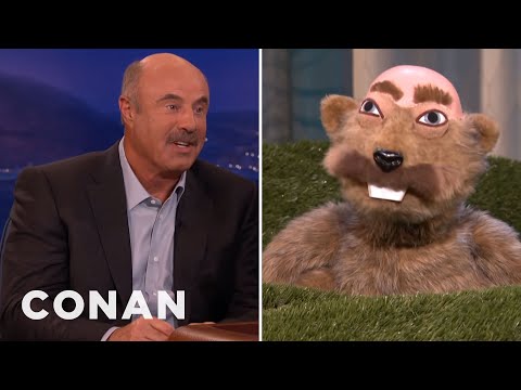 Dr. Phil McGraw Vs. Punxatawney Dr. Phil | CONAN on TBS