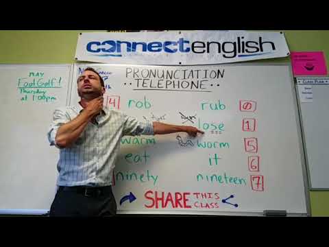 Connect English Pronunciation Telephone, Volume 14 - Mission Valley Campus