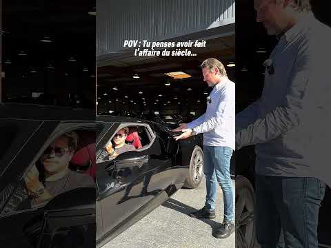 Laissez le croire qu’il a fait une affaire….😬 #trend #pov #humour #automobile #ferrari #shorts