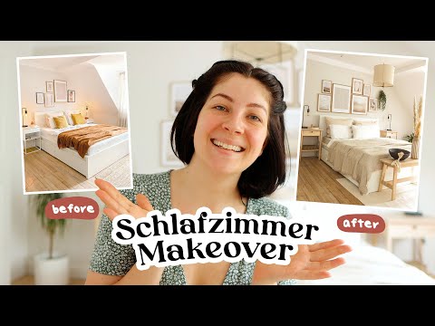 Schlafzimmer MAKEOVER mit wenig Aufwand & kleinem Budget | Ikea MALM Hack für jedermann