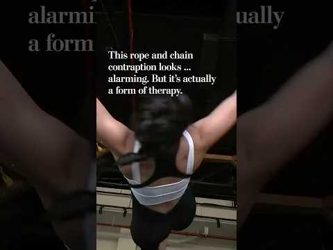 This rope and chain contraption looks ... alarming. But it’s actually a form of therapy.