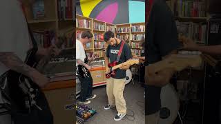 Bro brought his guitar to a book store #emomusic #rockmusic #band
