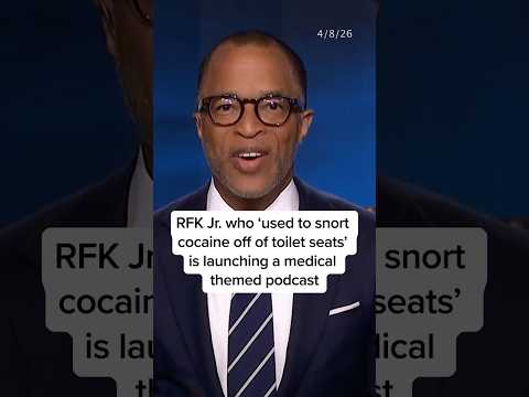 RFK Jr. who 'used to snort cocaine off of toilet seats' is launching a medical themed podcast