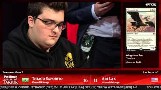 Pro Tour Khans of Tarkir Semifinals (Standard): Ari Lax vs. Thiago Saporito