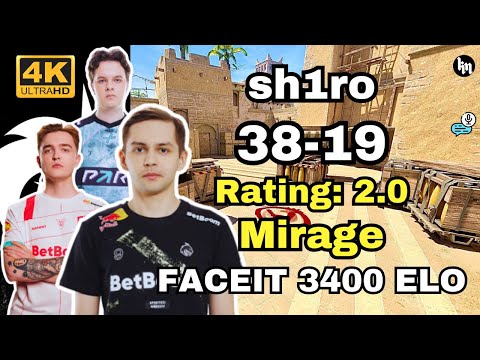 sh1ro (38-19) w/nafany/alpha (mirage) | FACEIT 3400 ELO | Jan 18, 2025 | CS2 POV/DEMO